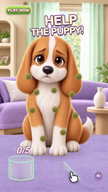 Help the Puppy playable