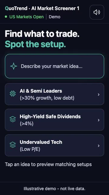 AI Market Screener playable