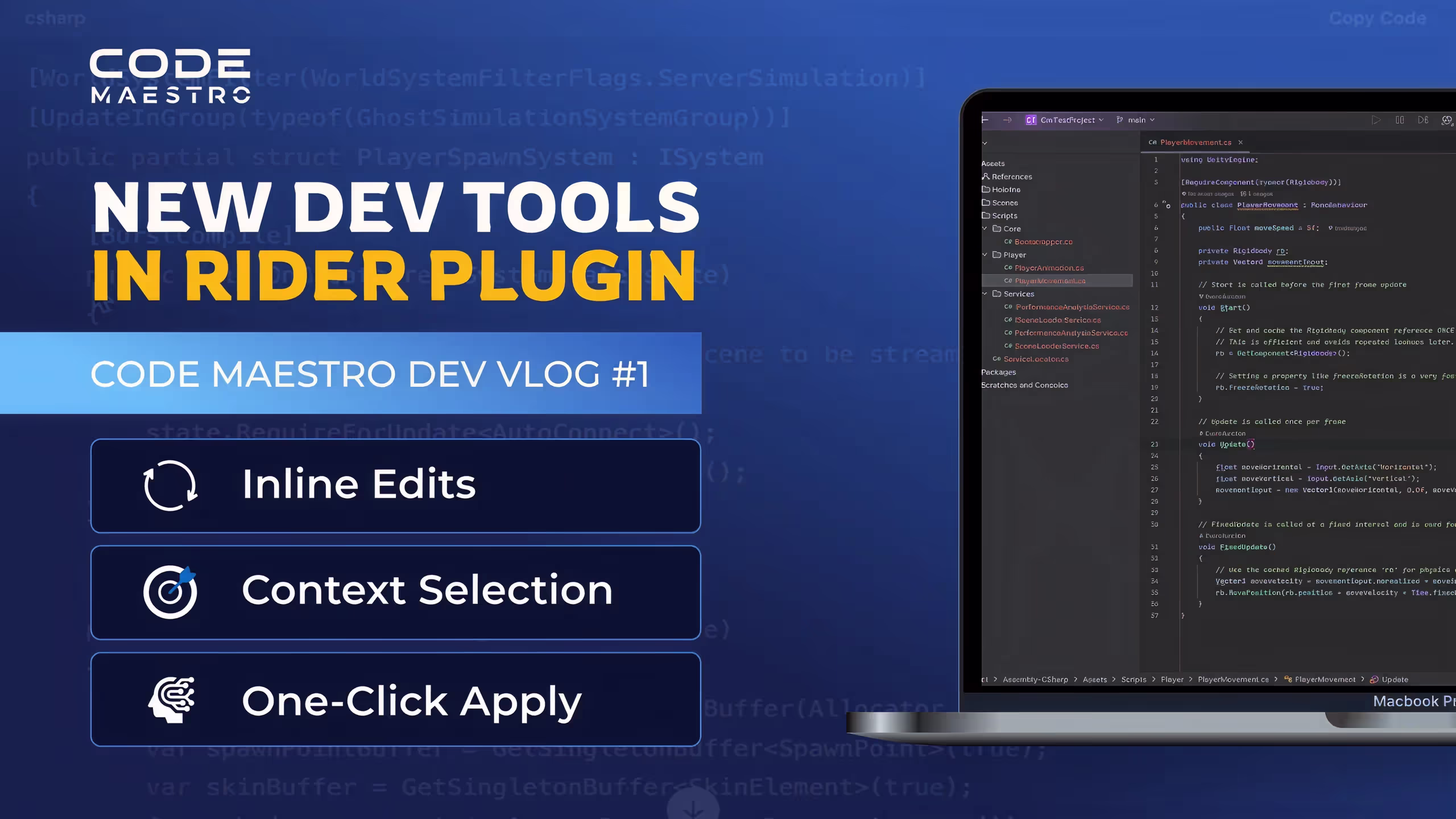 Code Maestro Devlog #1 – New Features Overview