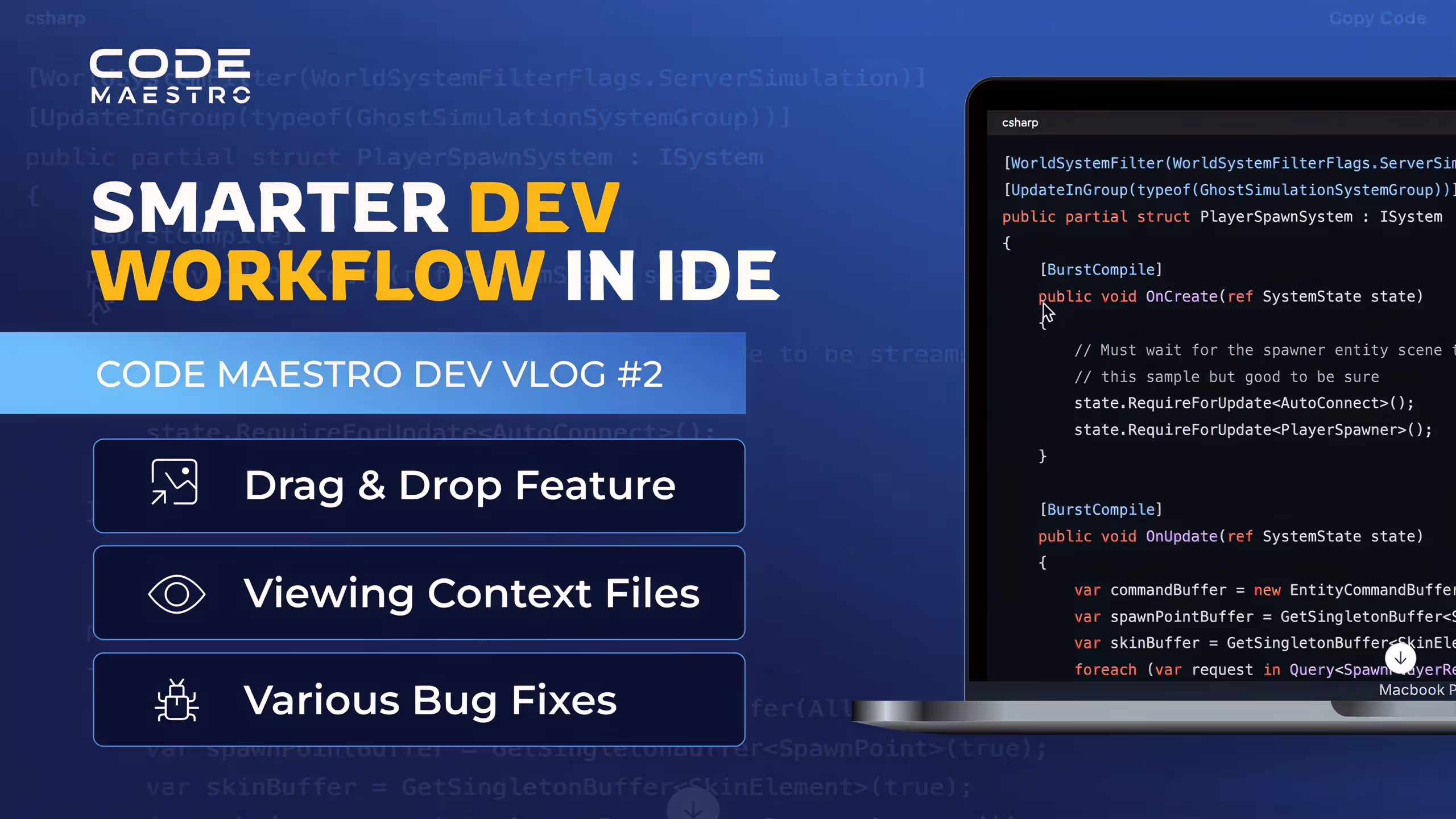 Code Maestro Devlog #2: Drag & Drop, Smarter Context, Bug Fixes