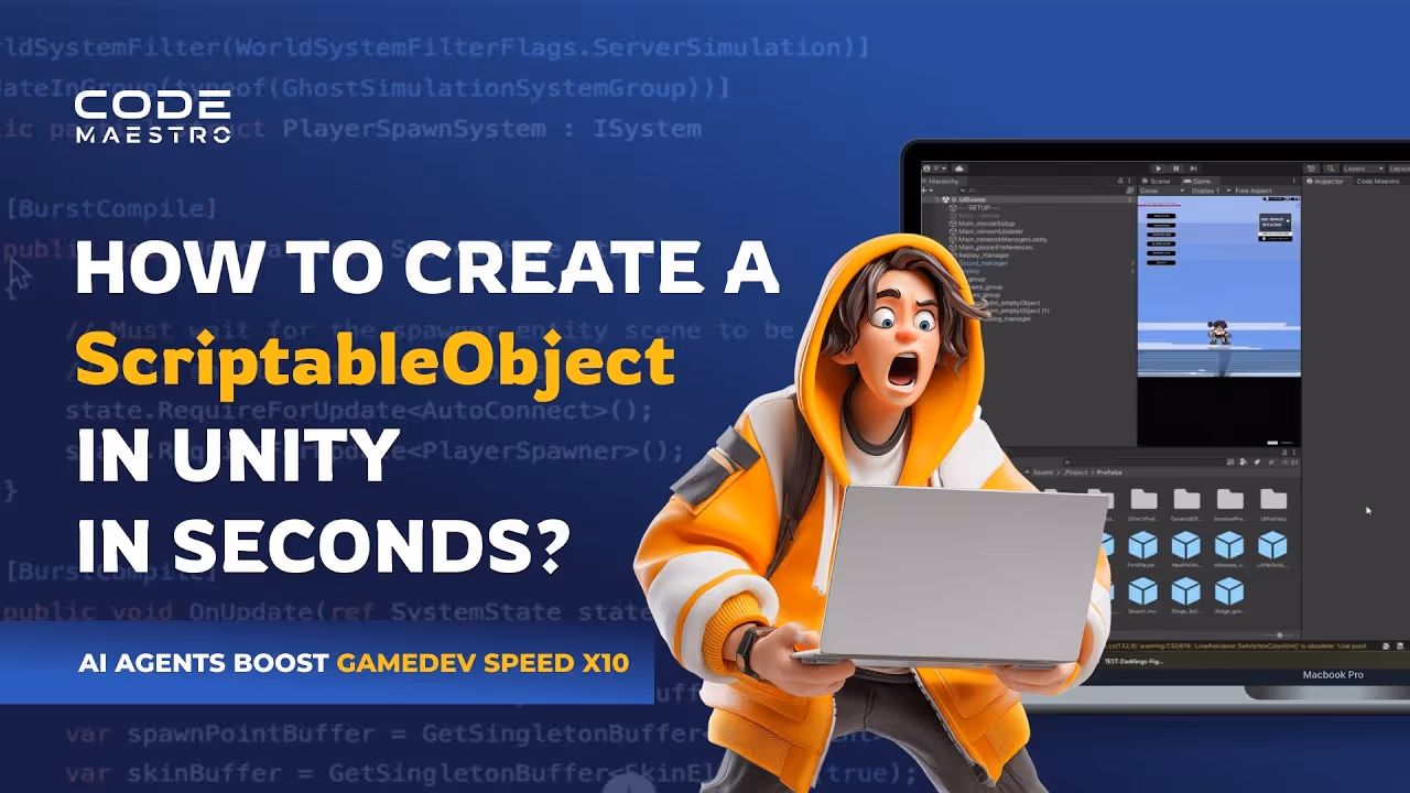 How to Create ScriptableObjects in Unity in Seconds with Code Maestro