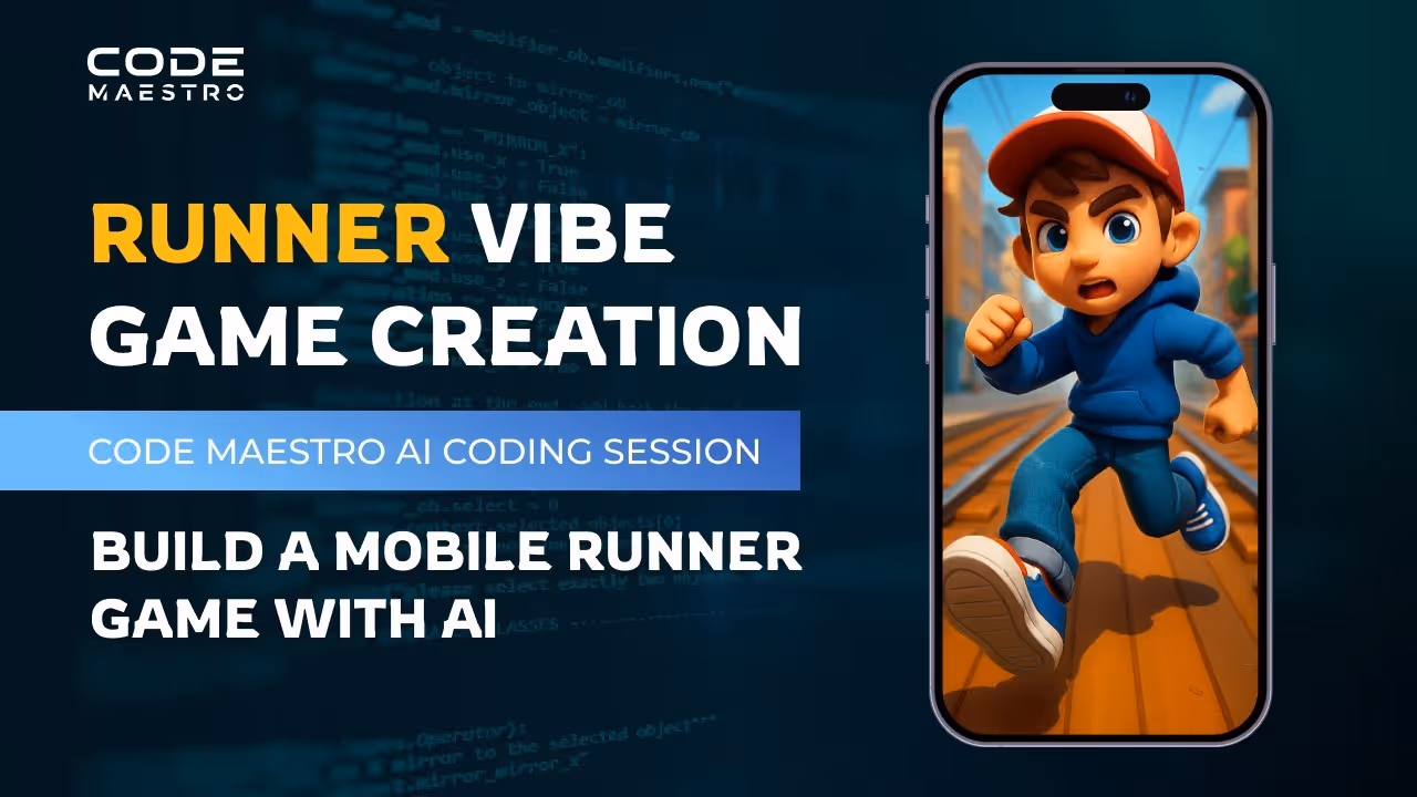 Building an Infinite Runner Game with AI: Full Vibe-Coding Session