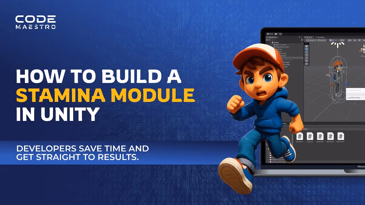 How to Build a Stamina Module in Unity Using Code Maestro