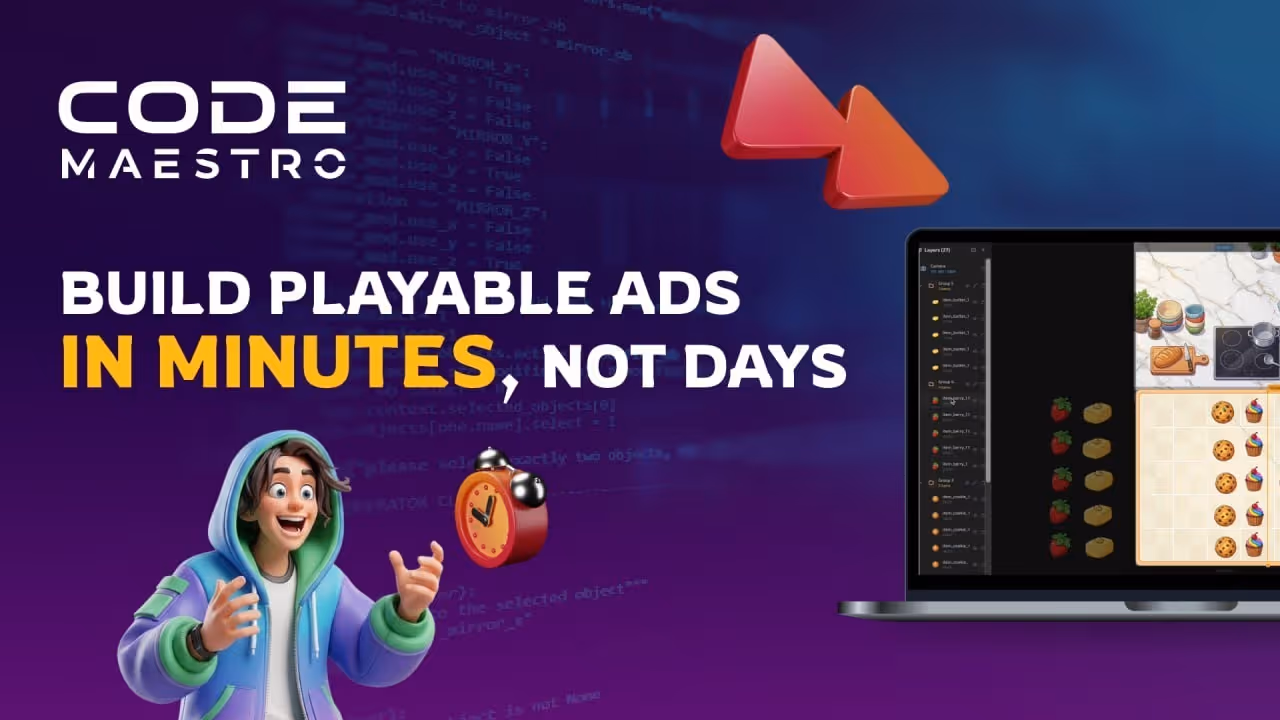 How to build playable ads in minutes, not days, with Code Maestro